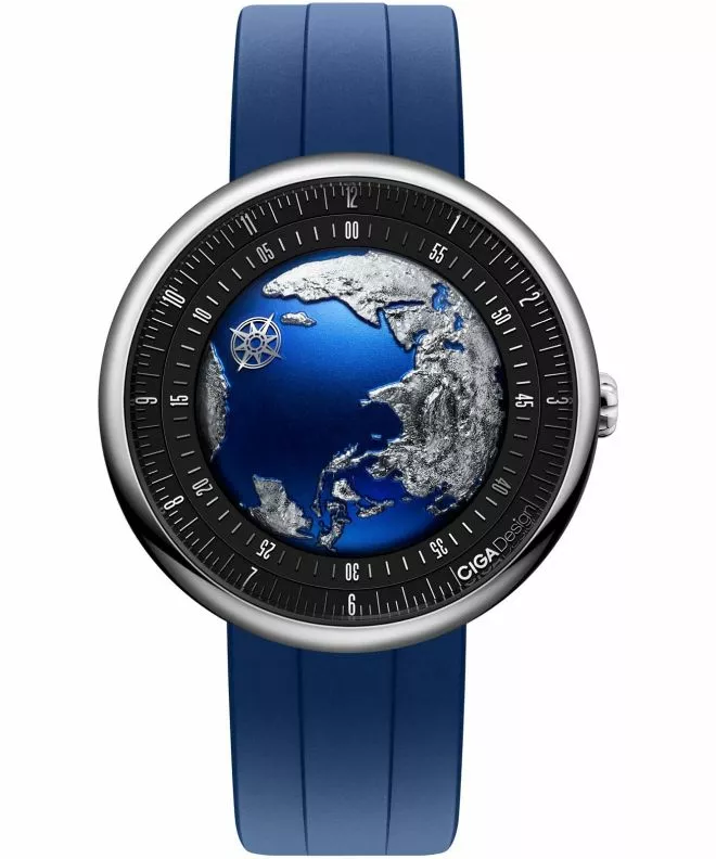 Ceas barbatesc Ciga Design U Series Blue Planet II Titanium Automatic GPHG 2021 U038-TU01-6U