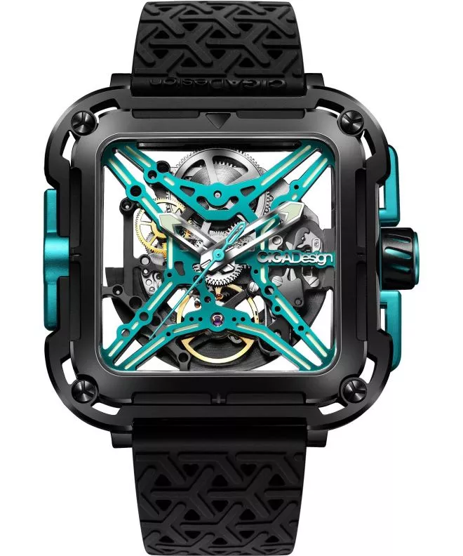 Ceas barbatesc Ciga Design X Series Gorilla Modern Skeleton Ceramic Limited Edition X011-BLBU-25BK