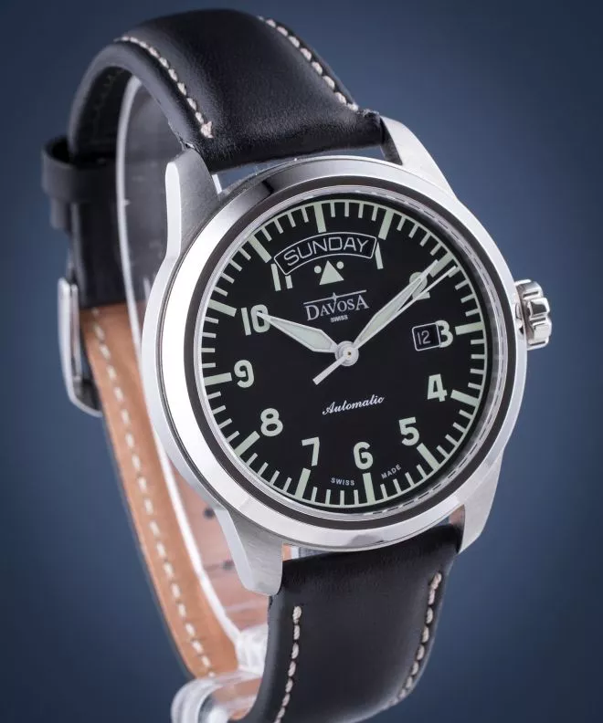 Ceas Barbatesc Davosa Newton Pilot Day-Date Automatic 161.431.56