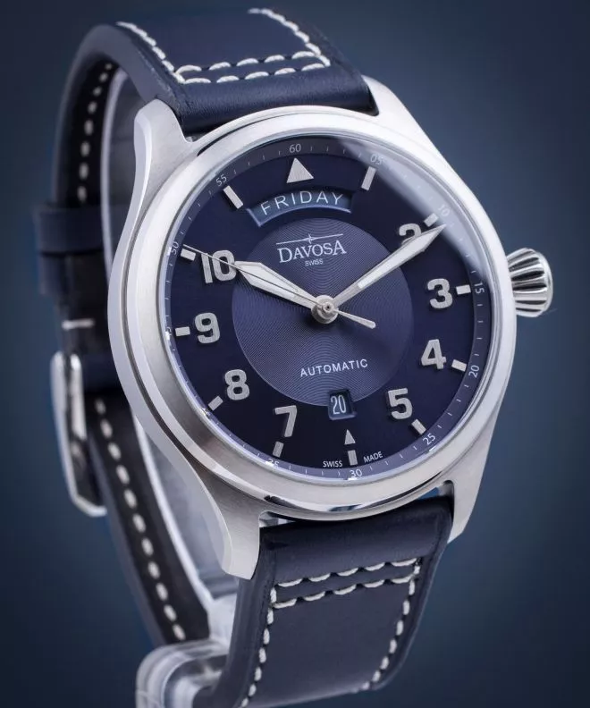 Ceas Barbatesc Davosa Newton Pilot Day-Date Automatic 161.585.45