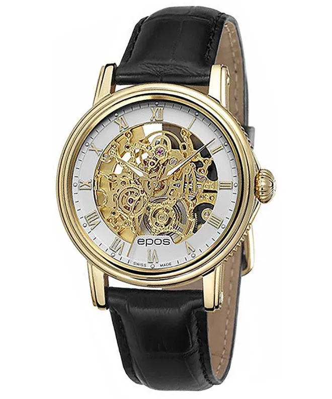 Ceas barbatesc Epos Emotion Skeleton Automatic 3390.156.22.20.25
