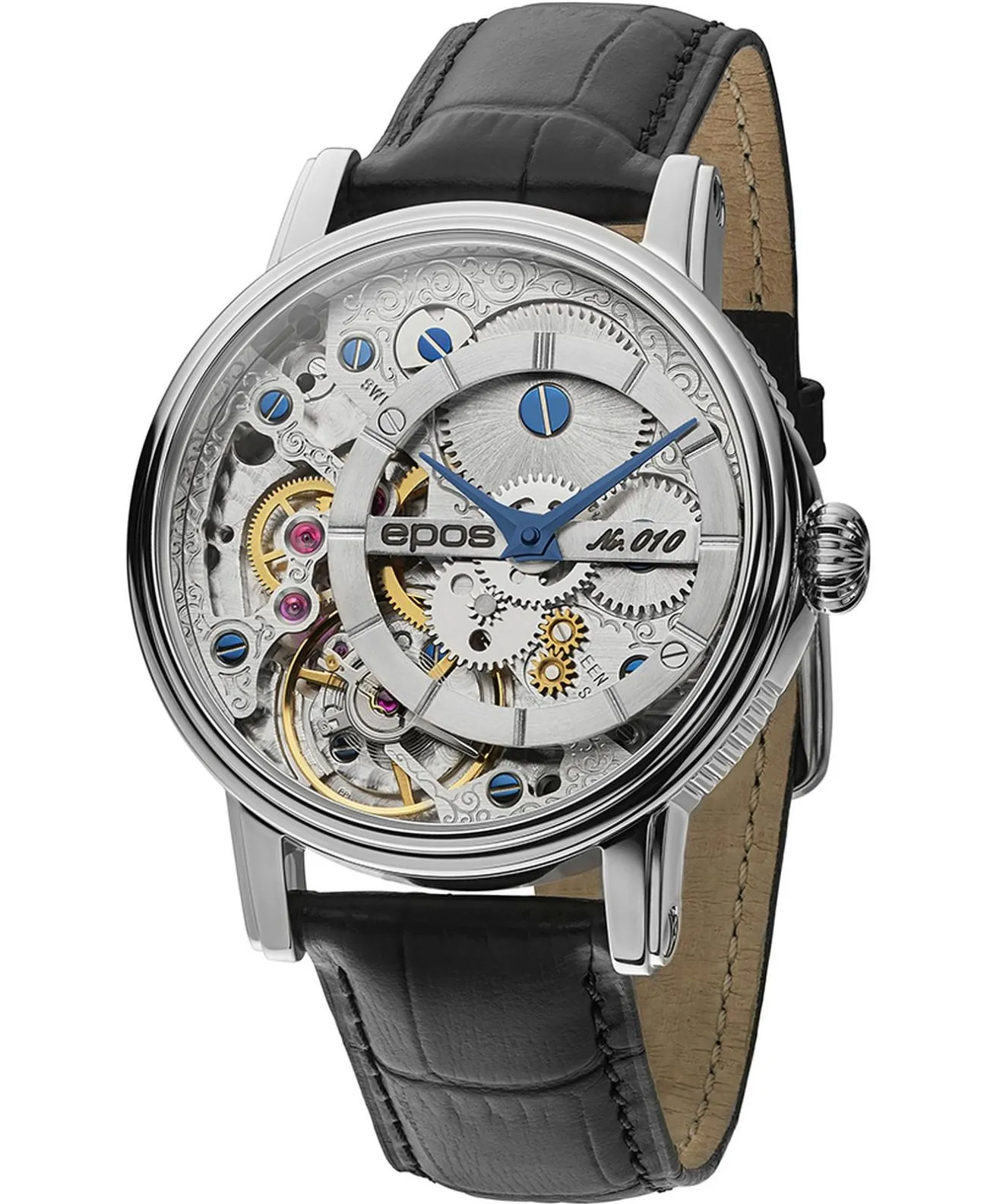 Ceas barbatesc Epos Oeuvre D'Art Verso Skeleton Limited Edition 3435.313.20.18.25