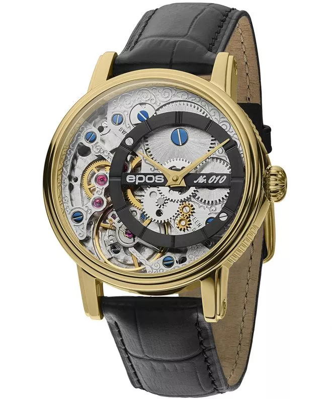 Ceas barbatesc Epos Oeuvre D'Art Verso Skeleton Limited Edition 3435.313.22.15.25