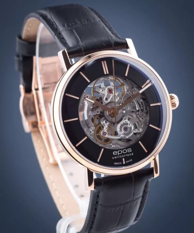Ceas barbatesc Epos Originale Skeleton Automatic 3437.135.24.15.25