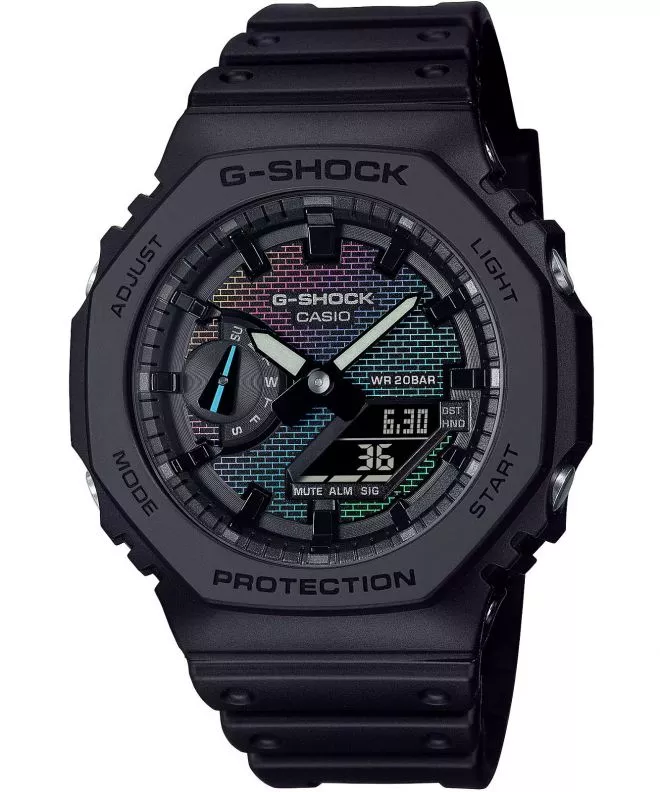 Ceas barbatesc Casio G-Shock Classic 2100 Series Rainbow Brick Wall GA-2100RW-1AER