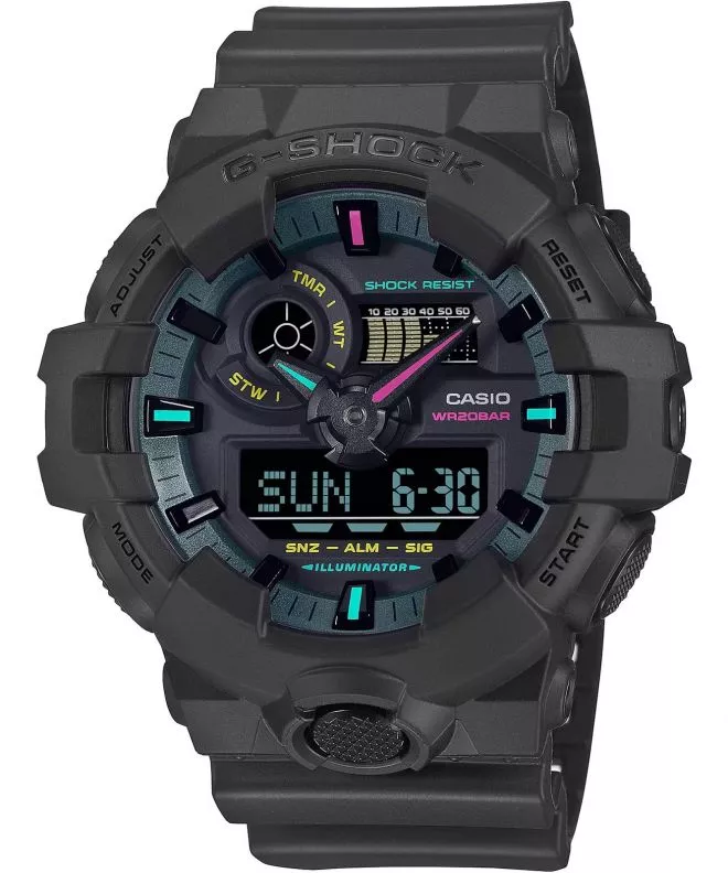 Ceas barbatesc Casio G-Shock Classic Multi Fluorescent Accents GA-700MF-1AER