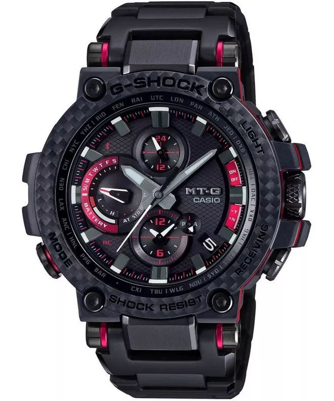 Ceas barbatesc G-SHOCK Exclusive Metal Twisted G Carbon Bezel Bluetooth Sync Radio Solar Limited MTG-B1000XBD-1AER