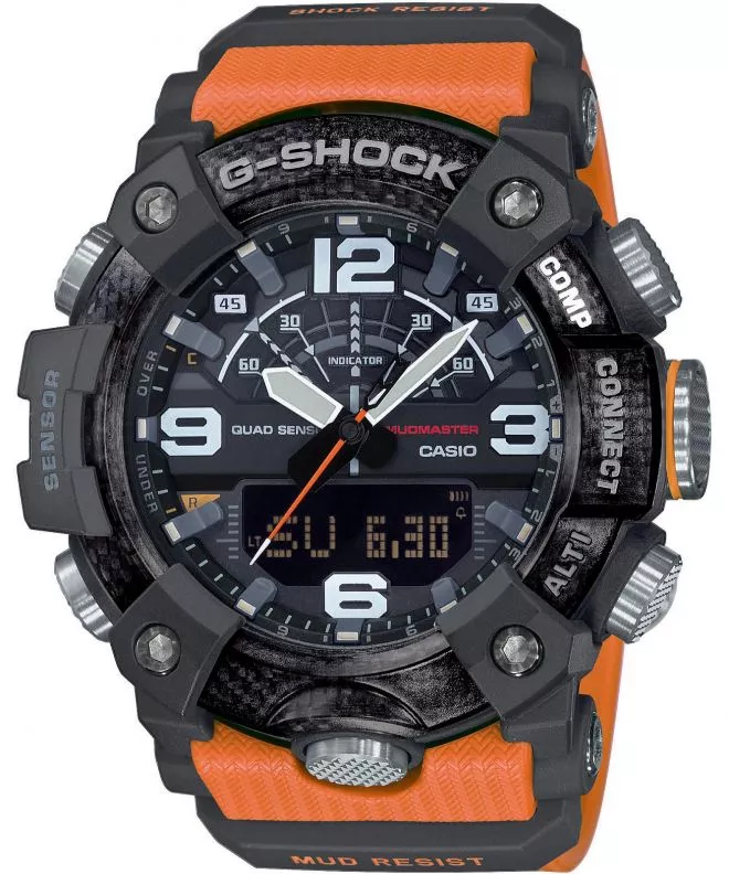 Ceas barbatesc Casio G-Shock Master of G Mudmaster Carbon Core Guard Quad Sensor Bluetooth Sync GG-B100-1A9ER