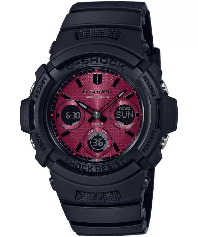 Ceas Barbatesc Casio G-Shock Original Red Adrenalin Radio Solar AWG-M100SAR-1AER