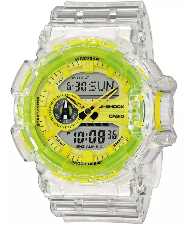 Ceas Barbatesc Casio G-Shock Original Super Clear Skeleton GA-400SK-1A9ER