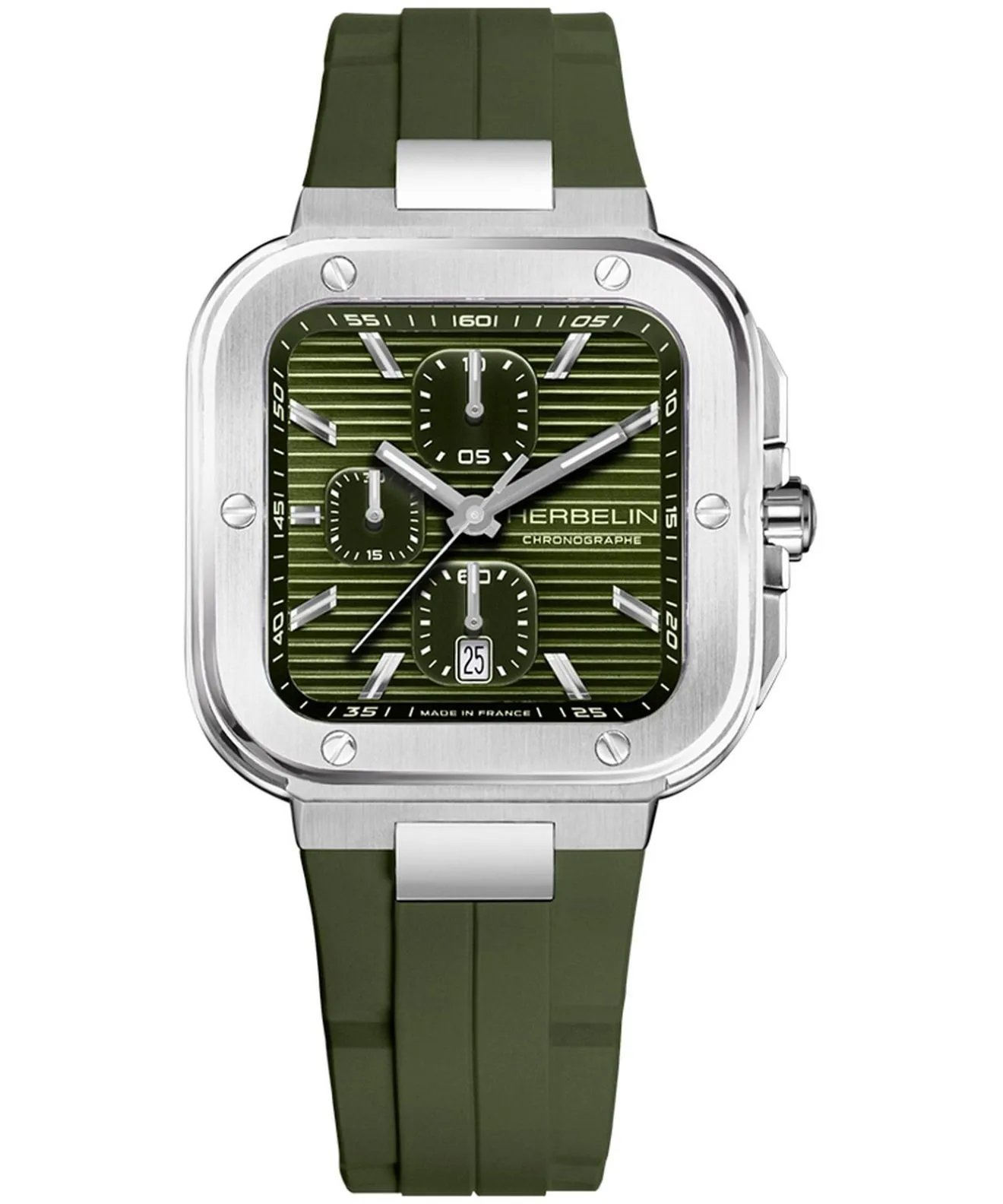 Ceas barbatesc Herbelin Cap Camarat Square Chronograph 35646A116CK