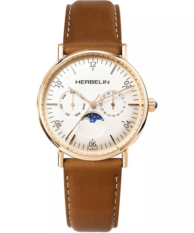 Ceas Barbatesc Herbelin Inspiration Moon Phase 12747PR11GD (12747/PR11GO)
