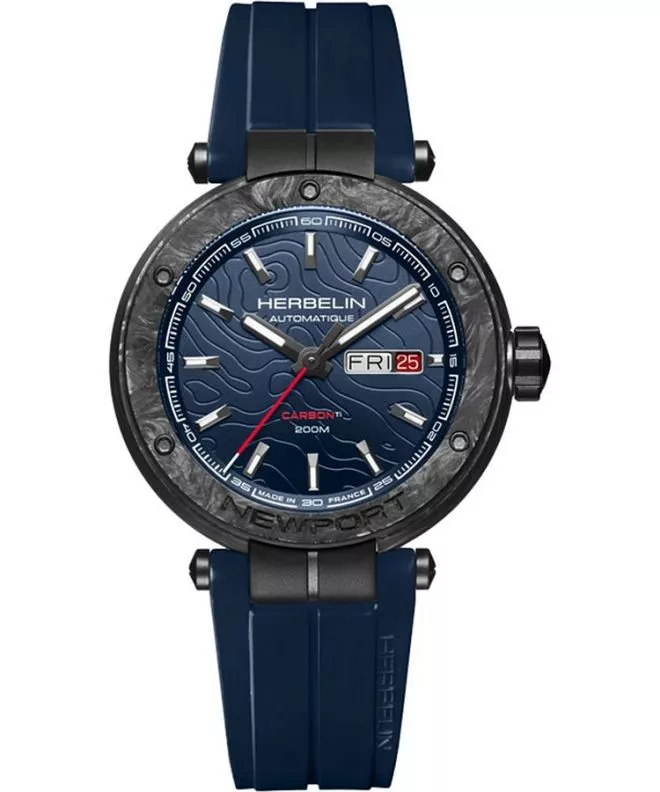Ceas barbatesc Herbelin Newport Carbon Titanium Automatic 1788CTN15CB