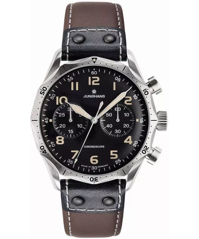 Ceas Barbatesc Junghans Meister Pilot Automatic Chronograph 027/3591.00