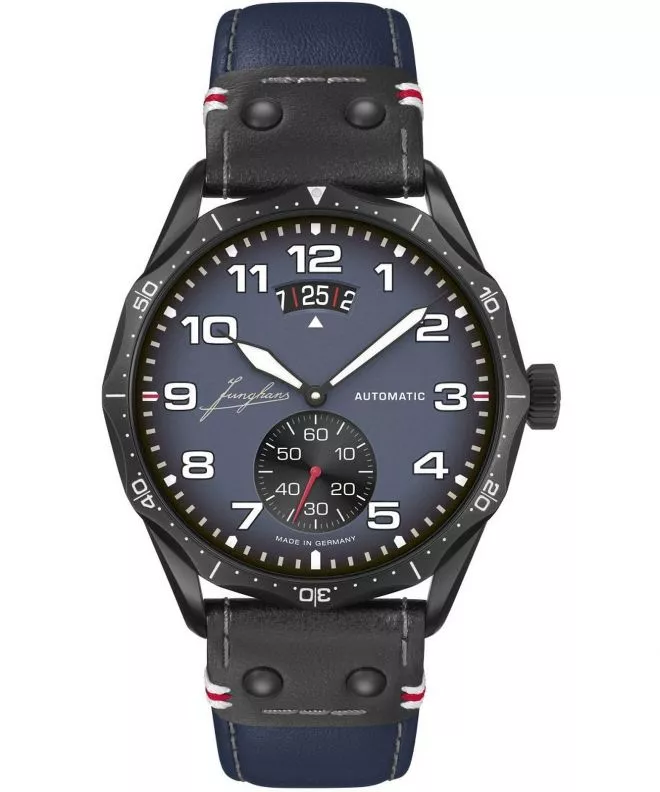 Ceas barbatesc Junghans Meister Pilot Automatic Navy Blue 027/4397.00