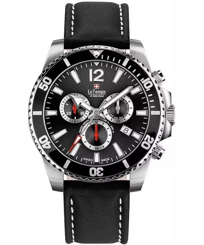 Ceas barbatesc Le Temps Swiss Naval Patrol Chrono LT1044.01BL11