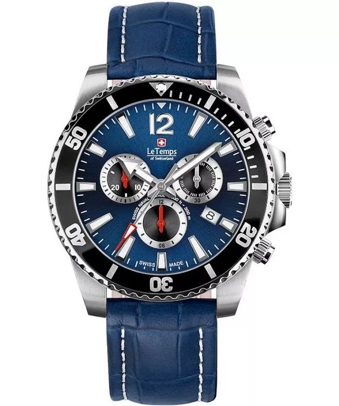 Ceas barbatesc Le Temps Swiss Naval Patrol Chrono LT1044.13BL13