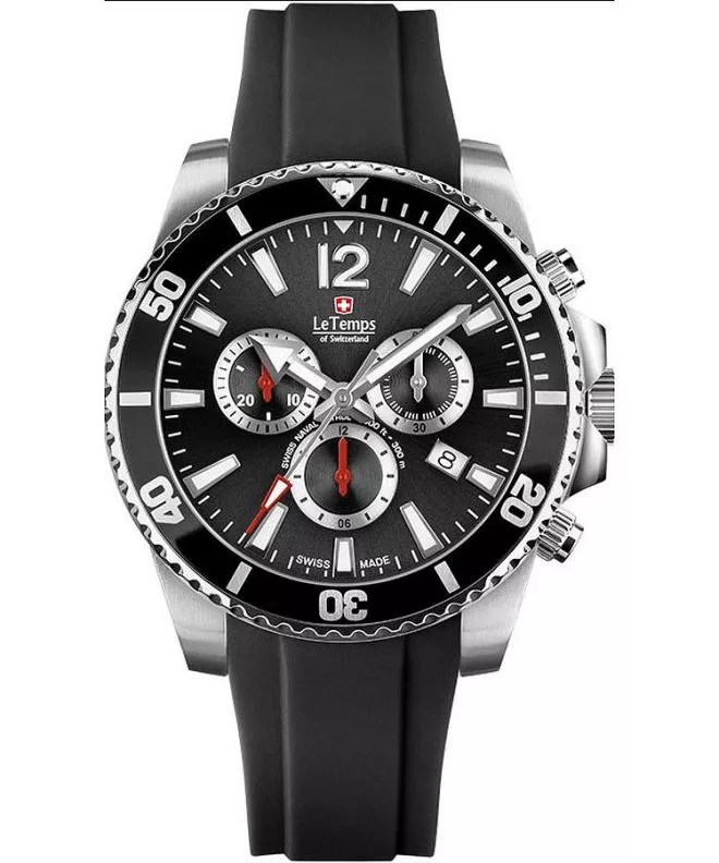 Ceas barbatesc Le Temps Swiss Naval Patrol Chronograph LT1044.01BR01