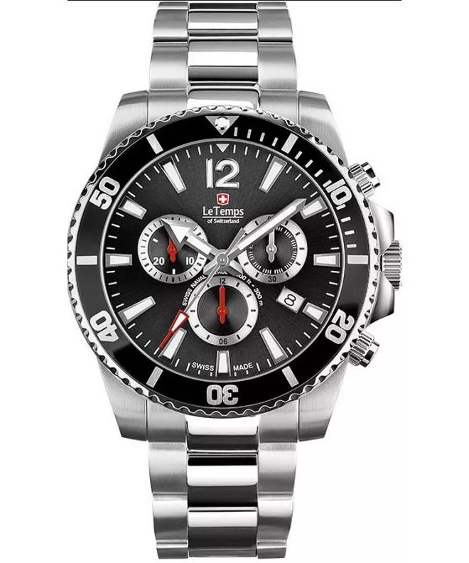 Ceas barbatesc Le Temps Swiss Naval Patrol Chronograph LT1044.01BS01