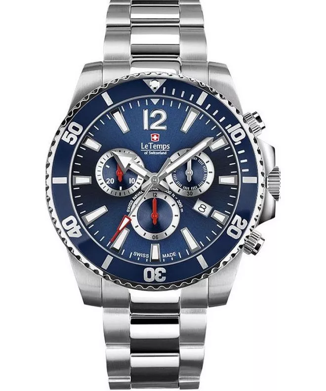Ceas barbatesc Le Temps Swiss Naval Patrol Chronograph LT1044.03BS01