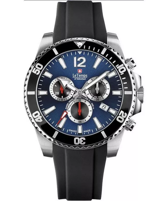 Ceas barbatesc Le Temps Swiss Naval Patrol Chronograph LT1044.13BR01