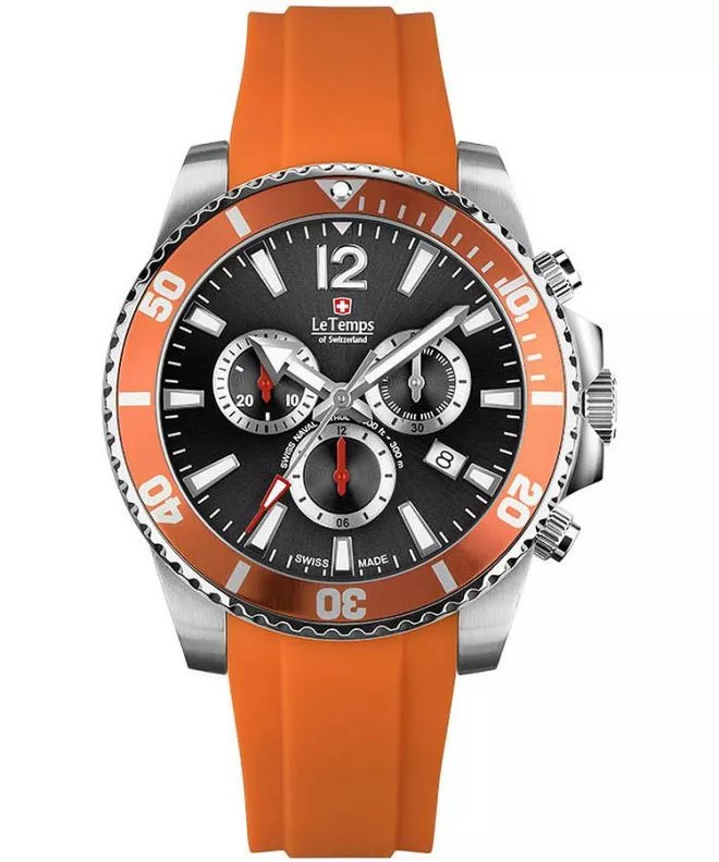 Ceas barbatesc Le Temps Swiss Naval Patrol Chronograph LT1044.14BR05