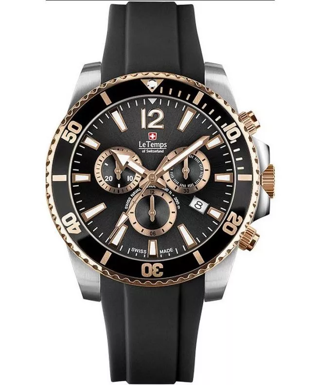 Ceas barbatesc Le Temps Swiss Naval Patrol Chronograph LT1044.45BR01