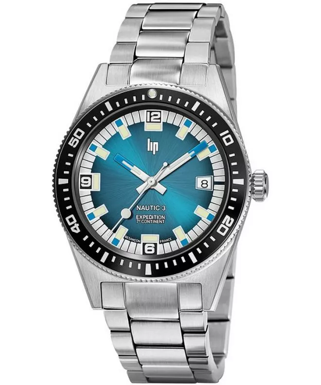 Ceas barbatesc Lip Nautic 3 Automatique 7E Continent Limited Edition 670096