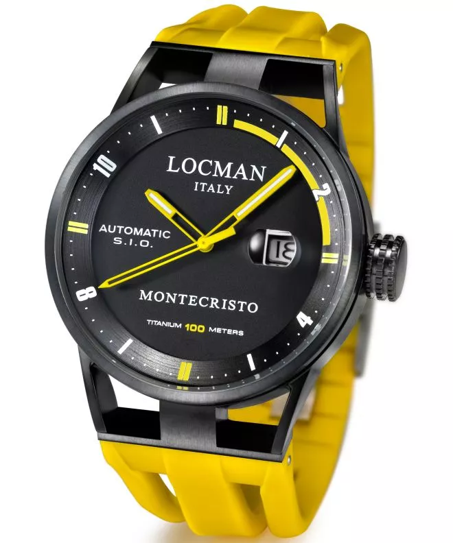 Ceas Barbatesc Locman Montecristo Automatic 0511BKBKFYL0GOY