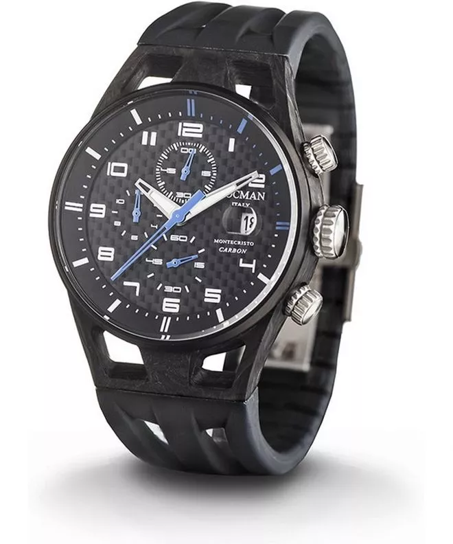 Ceas Barbatesc Locman Montecristo Carbon Chronograph 0545C09S-CBCBWHSK