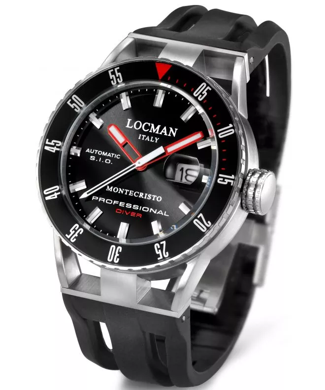 Ceas Barbatesc Locman Montecristo Professional Diver 051300KRBKNKSIK