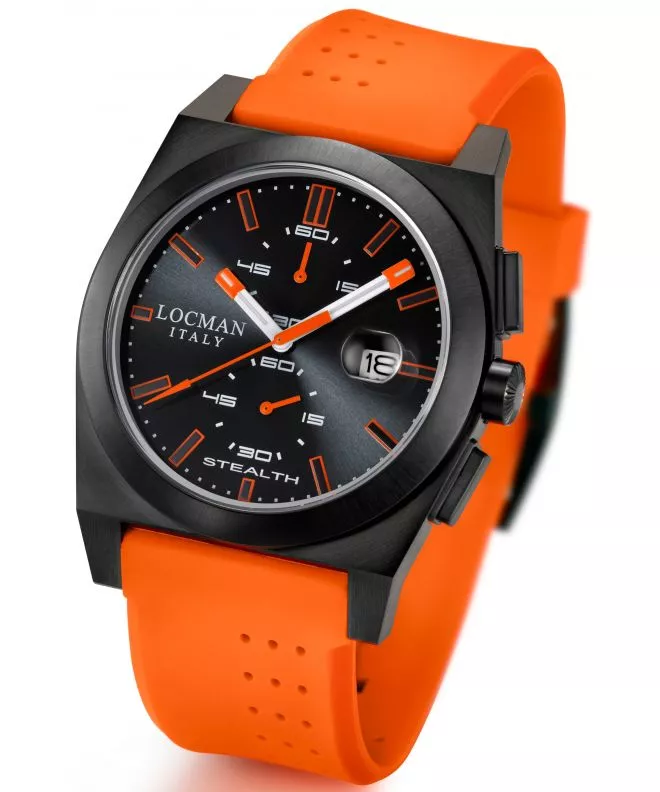 Ceas Barbatesc Locman Stealth Chronograph 0202BKBKFOK1GOO