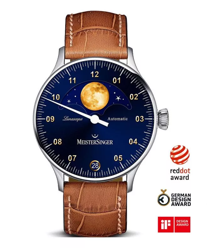 Ceas Barbatesc Meistersinger Lunascope Automatic LS908G_SG03-1