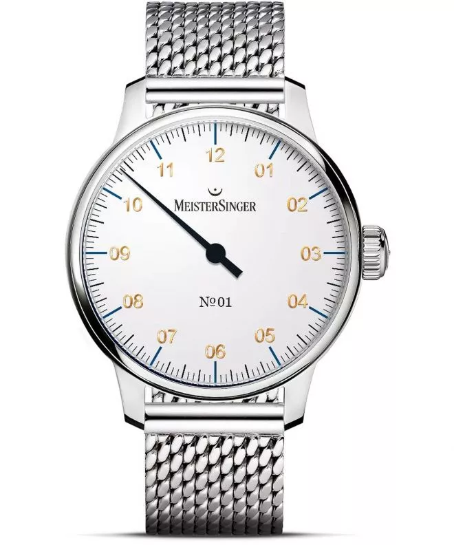 Ceas barbatesc Meistersinger N°01 White AM3301G_MIL20