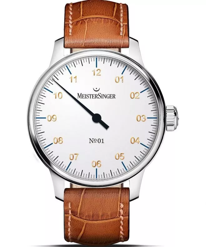 Ceas barbatesc Meistersinger N°01 White AM3301G_SG03