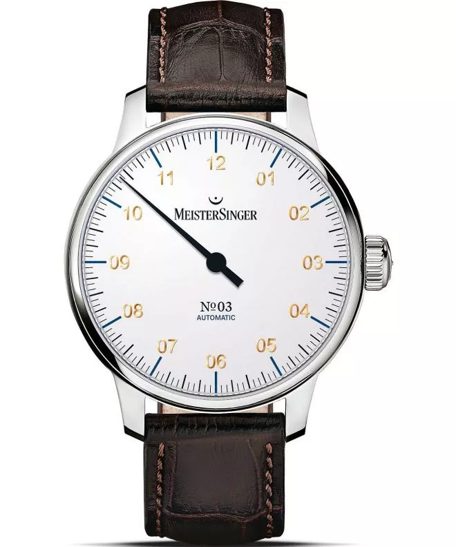 Ceas barbatesc Meistersinger N°03 White Automatic AM901G_SG02