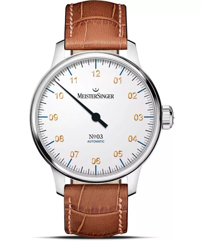 Ceas barbatesc Meistersinger N°03 White Automatic AM901G_SG03