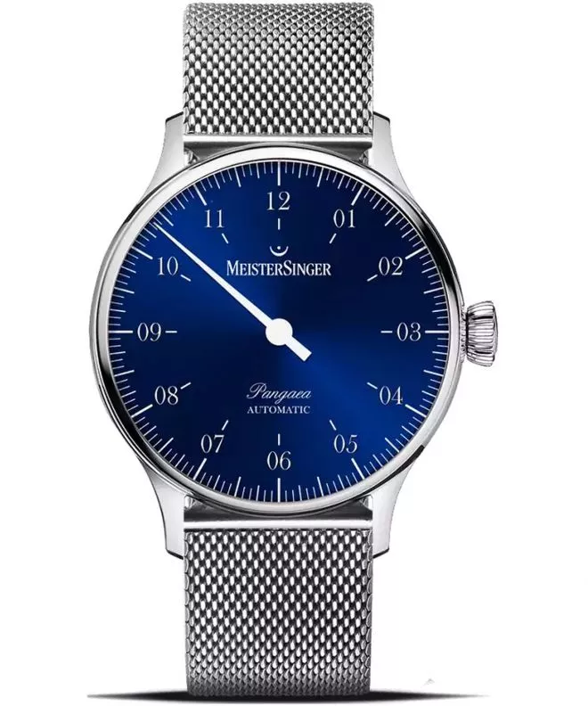 Ceas barbatesc Meistersinger Pangaea Sunburst Blue Automatic PM9908_MLN20
