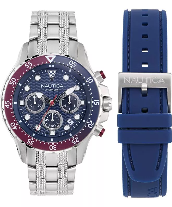 Ceas barbatesc Nautica Sporty Chronograph SET NAPNSF407