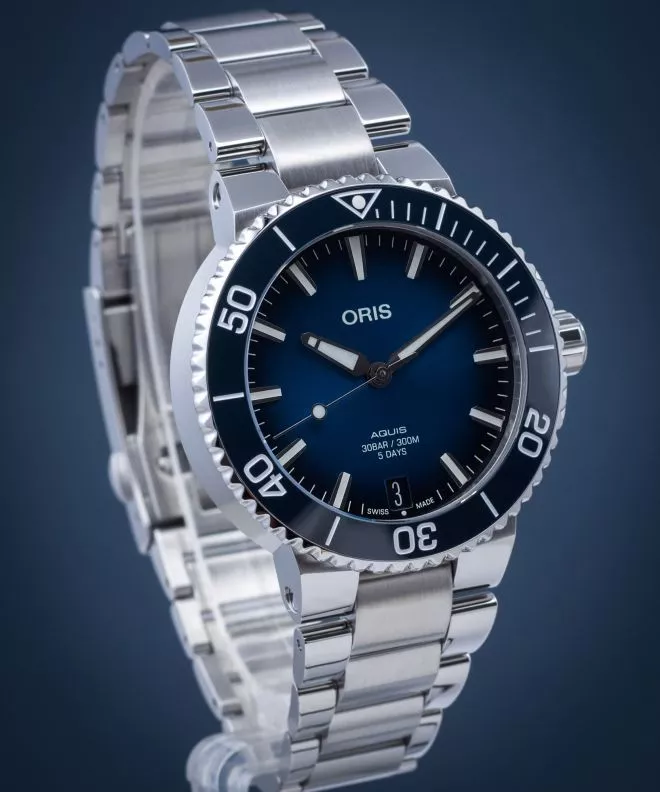 Ceas barbatesc Oris Aquis Date Calibre 400 Automatic 01 400 7769 4135-07 8 22 09PEB