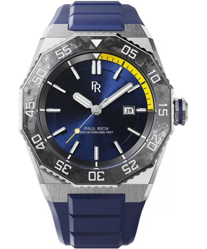 Ceas barbatesc Paul Rich Aquacarbon Pro Horizon Blue Sunburst 766236337272