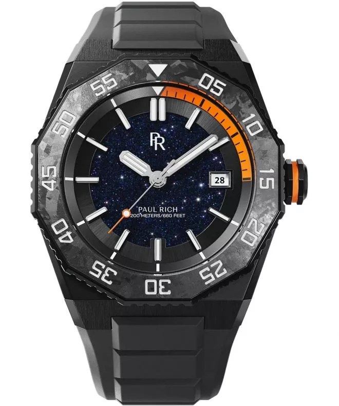 Ceas barbatesc Paul Rich Aquacarbon Pro Shadow Black Aventurine 766236337371