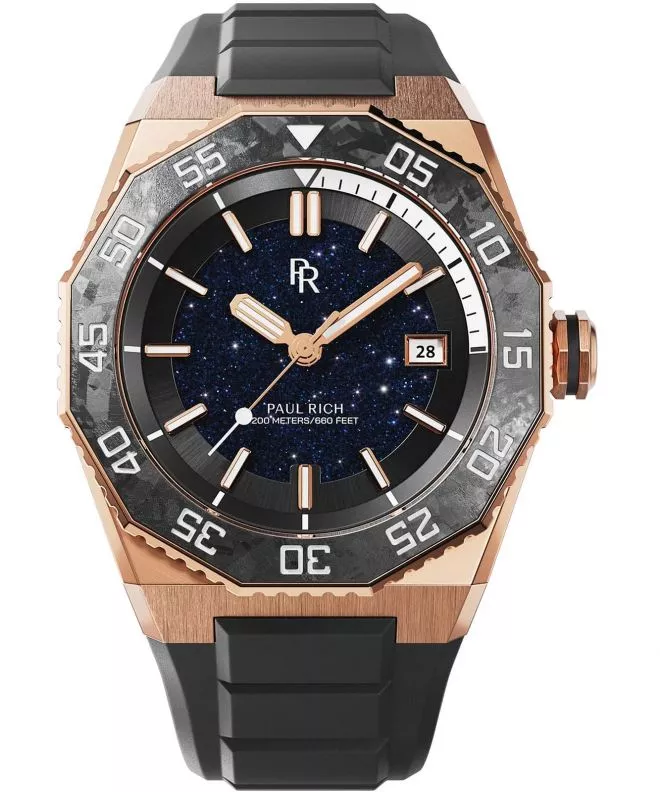 Ceas barbatesc Paul Rich Aquacarbon Pro Sunset Gold Aventurine 766236337401