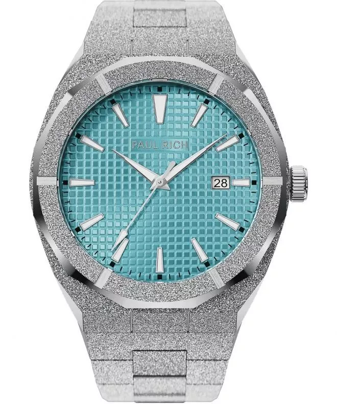 Ceas barbatesc PAUL RICH Frosted Star Dust Arctic Waffle Silver 744553190602