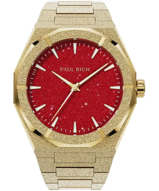 Ceas barbatesc PAUL RICH Frosted Star Dust II Gold Red 766236337074