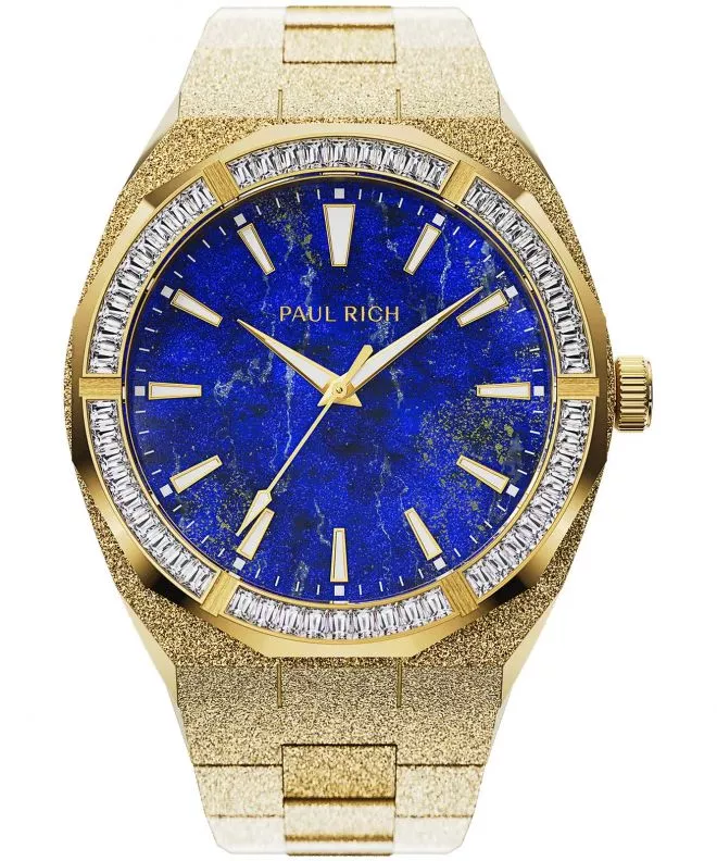Ceas barbatesc PAUL RICH Frosted Star Dust Lapis Nebula Gold 752503131643