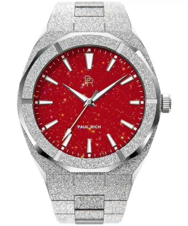 Ceas barbatesc PAUL RICH Frosted Star Dust Red Silver 655469302327