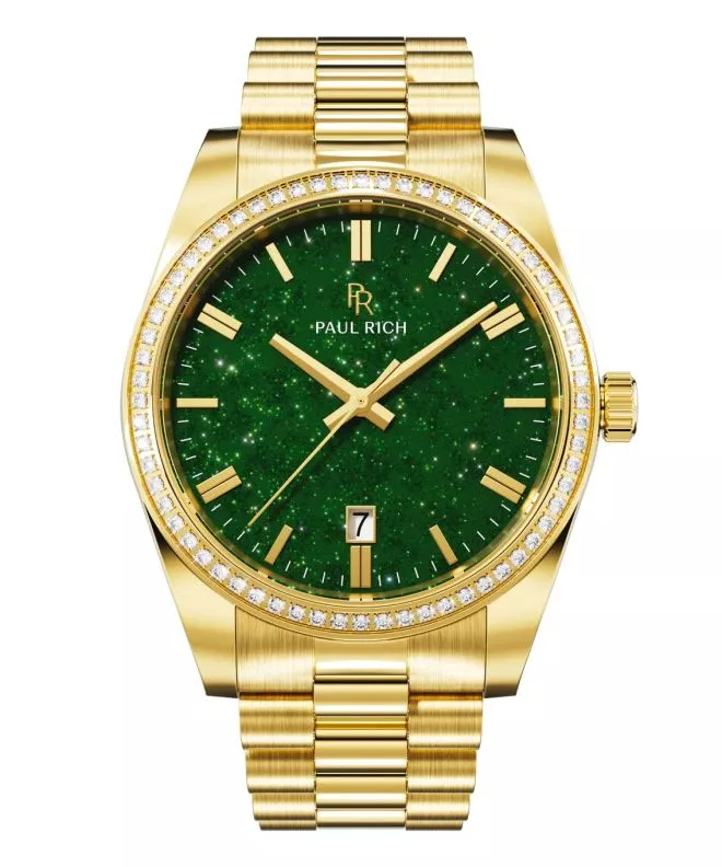 Ceas barbatesc Paul Rich Legacy Aventurine Gold Green 783385960793