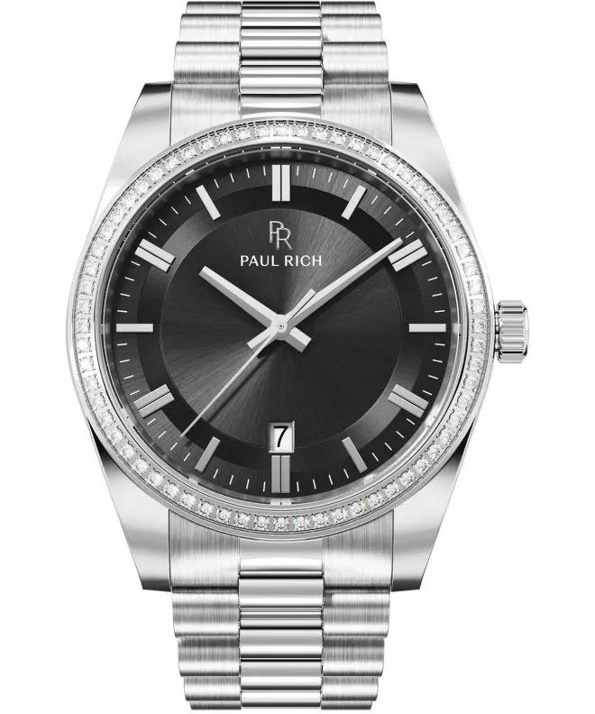 Ceas barbatesc Paul Rich Legacy Silver Black 783385960823
