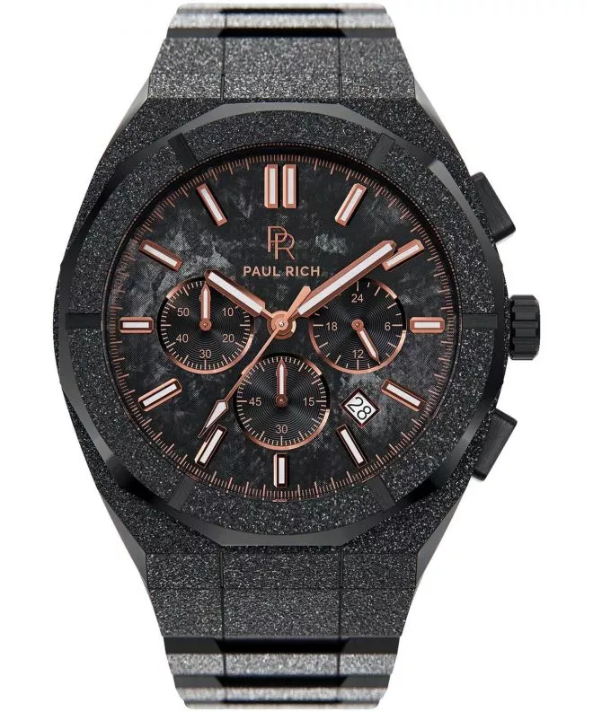 Ceas barbatesc PAUL RICH Motorsport Frosted Carbon Copper Chronograph Limited Edition 658860322130